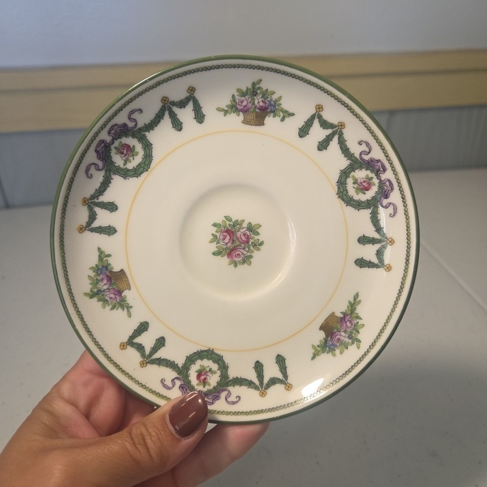 Minton Set Of 4 China Bread Plates Christmas Wreath Swag Garlans Grand Rapids